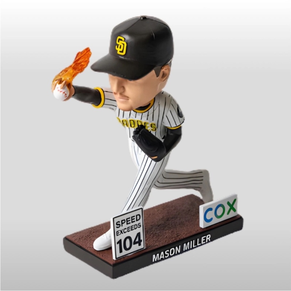 San Diego Padres Mason Miller Bobblehead 2026 The Reaper NEW